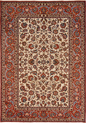 Tappeto Esfahan lana 252x350
