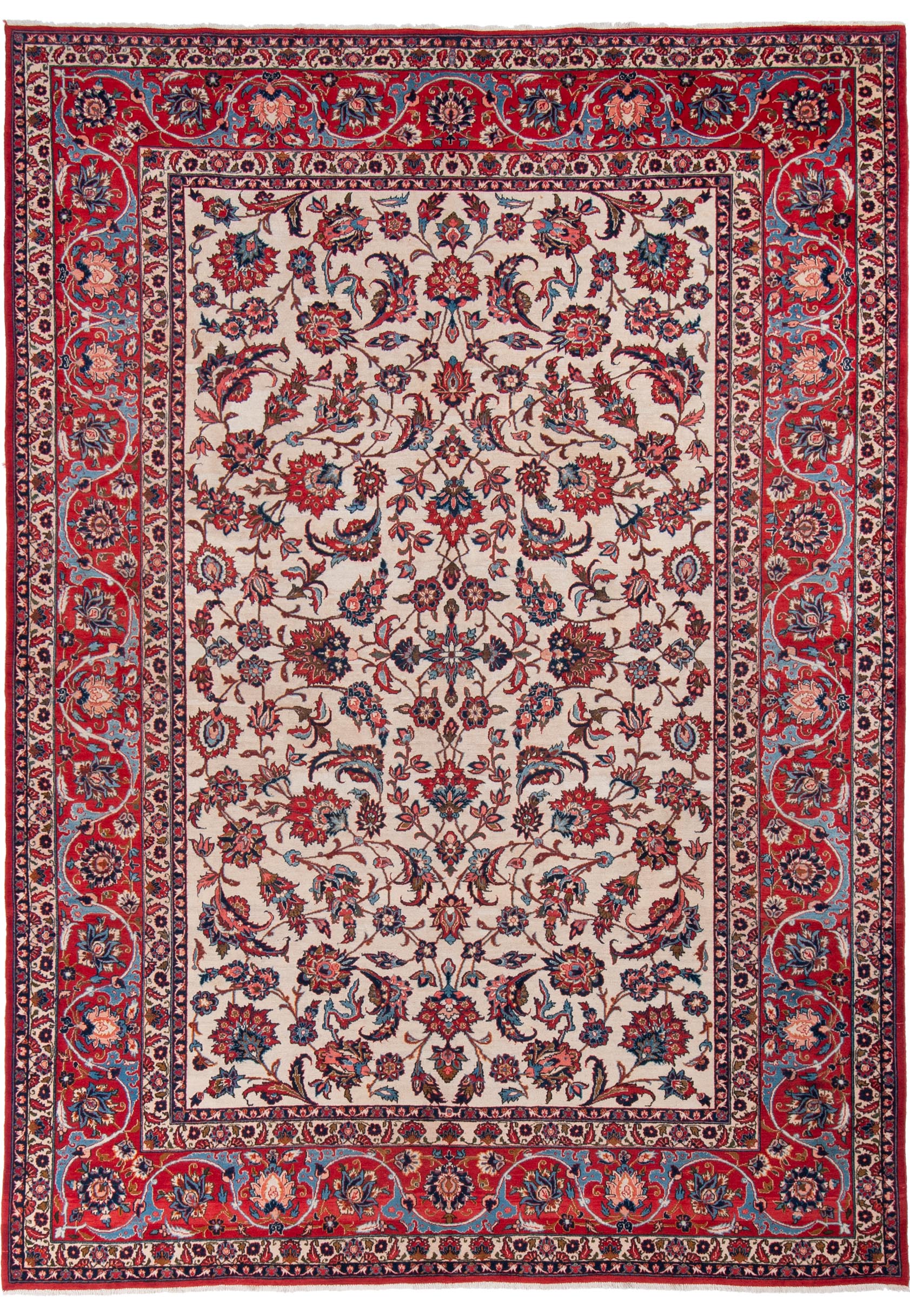 Tappeto Esfahan lana 252x350